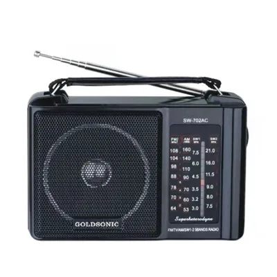 Multifunction Portable Radio FM/AM/SW High Sensitivity 360 and Ultra Long Antenna Built-in Speaker