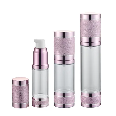 15ml 30ml 50ml 80ml 100ml 120ml Cylinder Liquid Skincare Container Skin Care Airless Pump Bottle