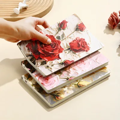 Supply in Bulk Premium Custom PU Leather Notebook Logo-customized Hardcover Journals A5 Diary with Custom Inner Page