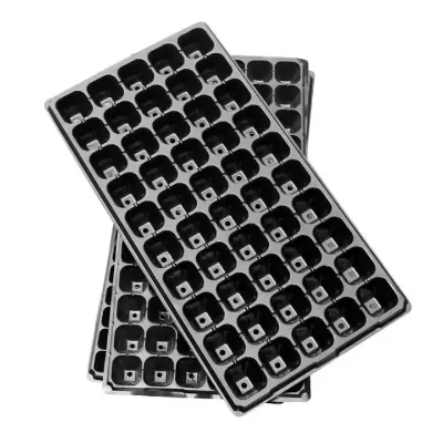 Reusable Biodegradable Seed Starter Tray With Deep Cells, Propagation Tray for Efficient Seedling Growth and Transplanting