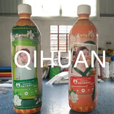 Custom Inflatable Product Inflatable Beer Soda Milk Water Bottle Inflatable Bottle for Advertising