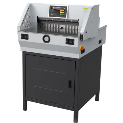 FRONT Paper Cuter 7 Inch Touch Screen Electric Programmable Cutting Machine E490T