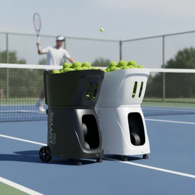 Sharewell PT-Smart Pro Professional Tennis Ball Machine Padel Compatible Portable 20-120Kmh Speed 26M Distance Spin Lob Random