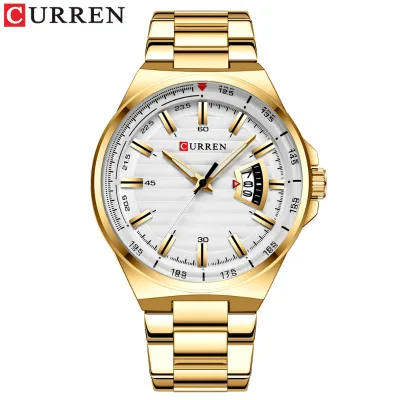 CURREN Steel Strap Watch Waterproof Quartz Watch Calendar Men's Watch Business Men's Watch