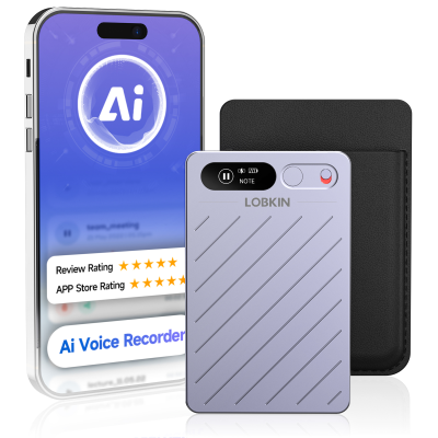 Top AI ChatGPT App Voice 64GB for 5.3 Voice Activated MP3 Transcribe Summarize Language Translation Meeting Smart Magnet