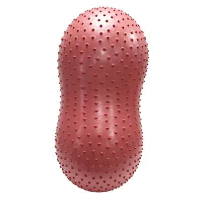 PVC Peanut Yoga Ball-Pilates Fitness Stability Trainer Eco Friendly Spiky Massage Surface Soft Durable Inflatable Exercise Ball