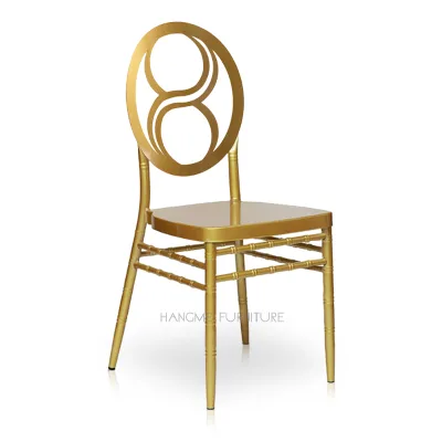 High Quality Stackable Metal Banquet Dining Chiavari Chair Modern Design for Hotel Restaurant Outdoor Kitchen Use Wholesale