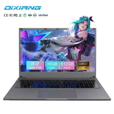 15.6"DIXIANG Wholesale China Manufacture Best Price I7-1255U Pc Laptop Computer for Studies
