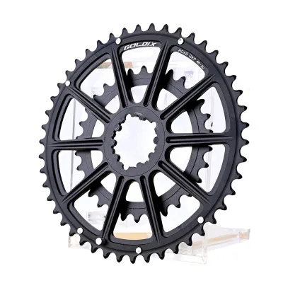 AI CYCLING Aluminum Double Chain Wheel 46-30T 48-32T 50-34T 52-36T 53-39T High Precision Direct Mount 20/22 Speed 108BCD Crank