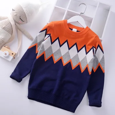 Children's Long-sleeved Sweater 2018 Autumn Winter New Boy Sweater