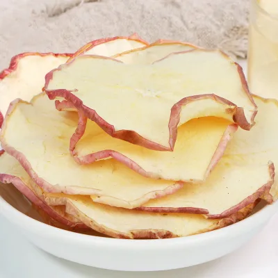 Sulfur Free Dried Apple Rings for Infusion Water Natural Sweet Dehydrated Apple Slices Bulk Small Pack with Custom Logo