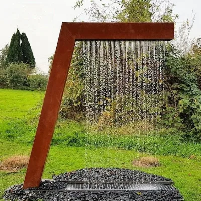 New Trend Garden Furniture Rain Curtain Water Features