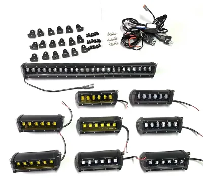 New Design Led Lighting bar Single Row Led Bar24.8inch 160w High-position Brake Light Led Work Lights for Land Rover Defender