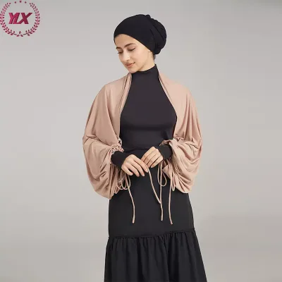2025 Newest Black Abaya Dress for Women Elegant Modest Muslim Prayer Dress with Tassels