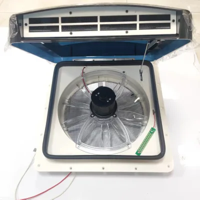 360*360mm RV Roof Vent Fan 12V DC Ventilation When Vent Is Closed , Rain Sensor, 10 Speed SS Flynet for Rvs & Campers