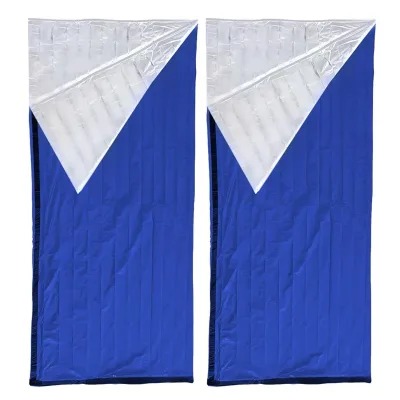 Camping Emergency Sleeping Bag Human Shape All Seasons PE Material Envelope Bivy Sack for Survival Kit Car
