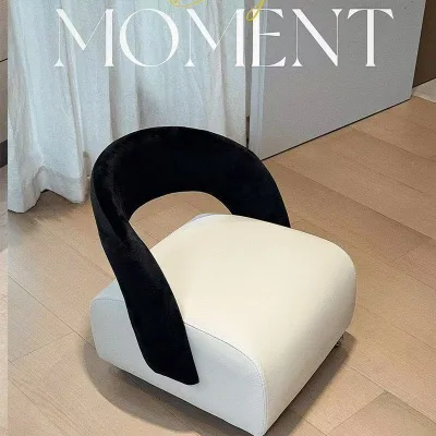 Low Stool with Casters, Sofa Stool, Light Luxury Shoe Changing Stool, Footstool, Home Use, Backrest Chair, Small Stool