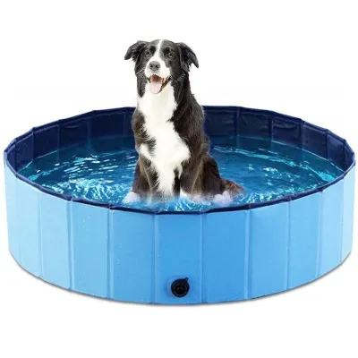 Outdoor PVC Foldable Portable Dog Pet Bath Swimming Pool for Dogs Cats and Kids