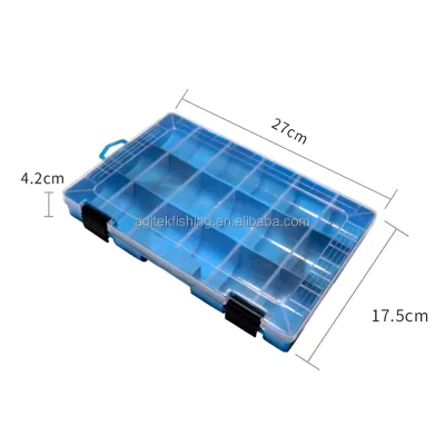 Fishing Lure Storage Waterproof PE Rigid Large Durable Portable Boat Lake Stream River Eco-Friendly Multi-Function Fishing Box