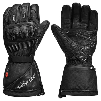 Custom Outdoor Motorcycle Racing Sports Riding Vibration Resistant Tactical Full Finger Protect Heated Waterproof Cycling Gloves