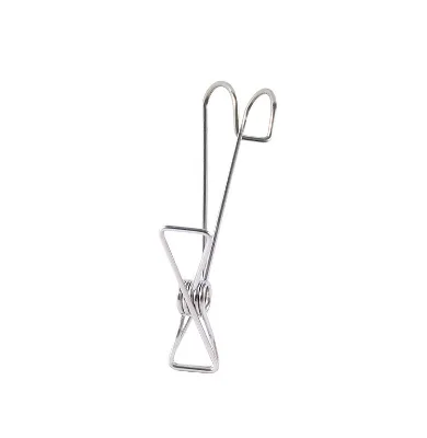 304 Stainless Steel Long Tail Wire Clothes Pegs with Hook