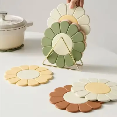 Coffee Cup Table Tea Silicone Coasters Cup Coaster Wholesale Placemat Silicone Mat Coaster Food Grade Kitchen Dish Drying Mat