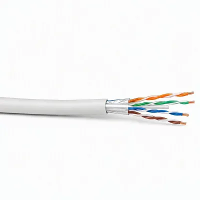 Outdoor CAT6 SFTP Ethernet Cable 23AWG Solid Copper 4Pair FTP for Network Project