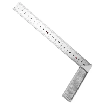 Wholesale Straight Edge 90 Degree L Type Stainless Steel Measuring Angle Ruler L-shaped Square Ruler