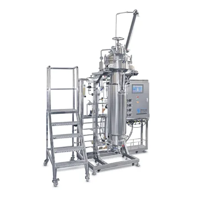 Automatic Yogurt Incubator Air Lift Bioreactor Stirred Tank Reactor with Pump and Pressure Vessel 200L Stainless Steel