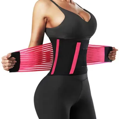 Wholesale Waist Trainer Back Waist Support Waist Slimming Belt Waist Trainer Plus Size Trimmer Belt Weight Loss Wrap Workout