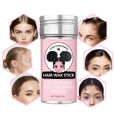 Control the Flowing and Styling Hair Wax Stick, Suitable for Children, to Create Smooth Ponytails & Buns, Moisturizing Hair Wax