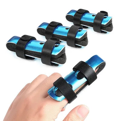 Adjustable Aluminum Finger Splint Teroys Metal Finger Support Brace for Broken Finger Joint Fracture Pain