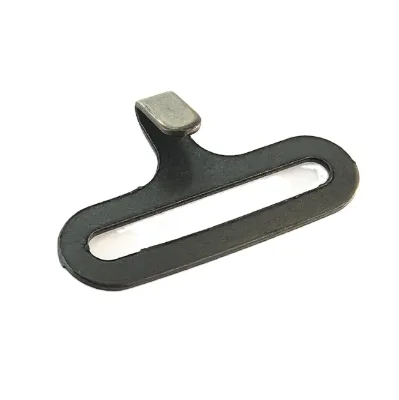 Quality Certifications Iron Tri Glide Pin Buckle Bra Strap Adjustment Black 18mm Inner Diameter Hardware Metal Fittings