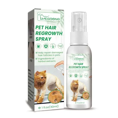 2023 New Product Thick Healthy Stop Hair Loss Dog Hair Care Pet Hair Regrow Spray