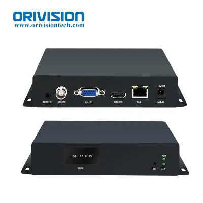 4K IP to HDMI Decoder Support RTMP Server H.265/H.264 HDMI Decoder