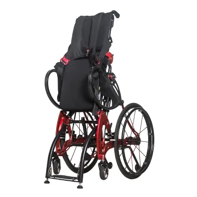 Global Hot Selling Handheld Foldable Disabled Sports Wheelchair Disabled Natural Standing Upright Wheelchair