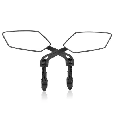 High Quality ABS Bike Rearview Mirror 360 Degree Rotary Wide Range Bike Back Sight Mirror for Riding Safety