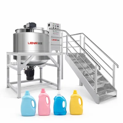 Factory Price Horizontal Motorized SUS304 Stainless Steel Mixing Equipment Industrial Agitator for Cosmetic