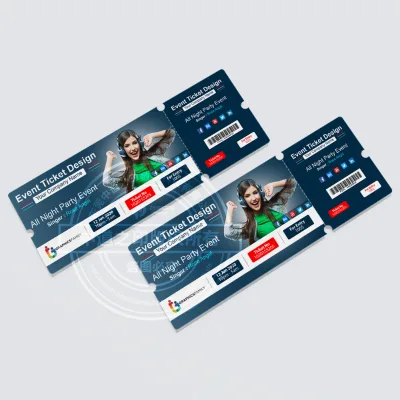 Customized Art Paper Event Tickets Printing Factory Perfect Binding Big Discounts Offered