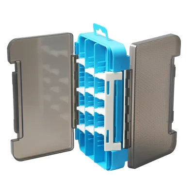 20.5cm Portable Multifunctional Fishing Tackle Box Double Layer Hard Plastic Fishing Tackle Boxes