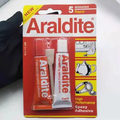 ZY227 Araldite Epoxy Resin 5-Minute Silicone Double Component Transparent AB Adhesive Structural Paste for Transportation