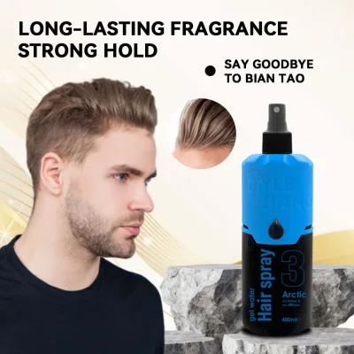 Factory Supply Gel Water Hair Spray 400ml Non Flaking Quick Dry Fragrance Hair Styling Spray