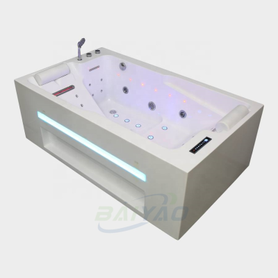 BY European Style Jacuzzier Bathtub Hydro Soaking Tub WIth 2 Person Indoor Bathtubs Whirlpools Wholesale Spa Bath Tubs