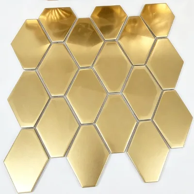 OEM Custom Color Size Stainless Steel Metal Mosaic Tile Factory Direct Supply