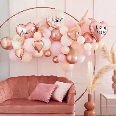 Team Bride Balloon Arch Hen Party Balloon Garland for Party Decoration