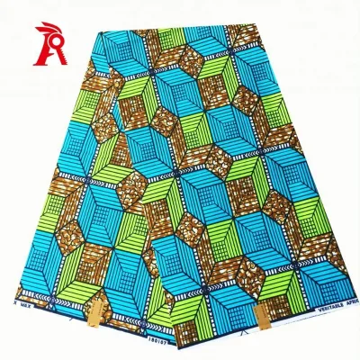 China 100% Cotton Ankara Wax Block English Print Fabric