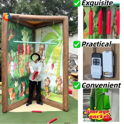 Top Selling Factory Commercial Space-saving Easy Clean Catching Stick Foldable Carnival Games for Party Rental