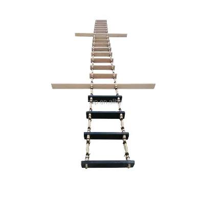 CCS Pilot Willow Rope Folding Ladder with Manila Rope CCS SOLAS Certified Emergency Life Safety