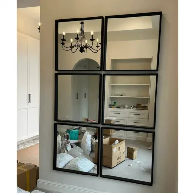Simple Framed Dining Room Bedroom Entrance Decorative Mirror MOQ 50pcs Wholesale Factory Direct OEM Custom