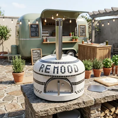 Make More Than Pizza When You Use This Versatile Space Saving Countertop Wood Fire Oven